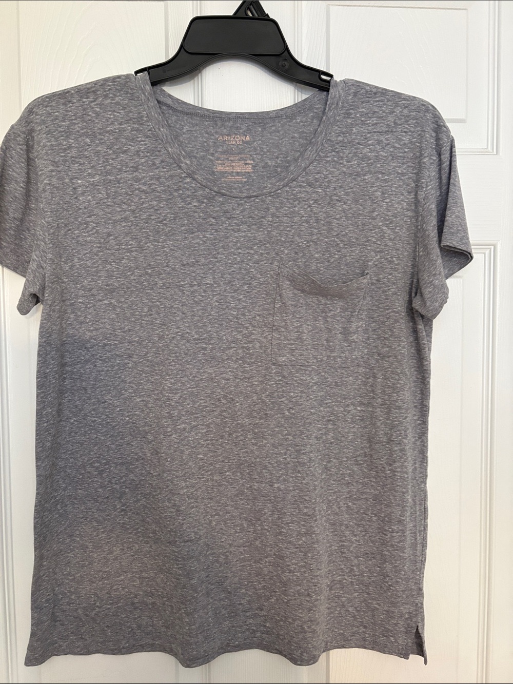 Arizona Heather Gray Pocket Tee Size Large